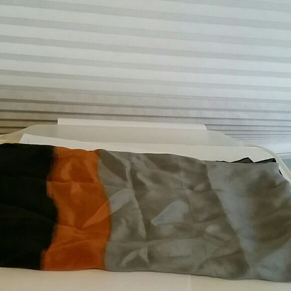 PureUnique Pure Silk Scarf. 30" - Picture 2 of 4